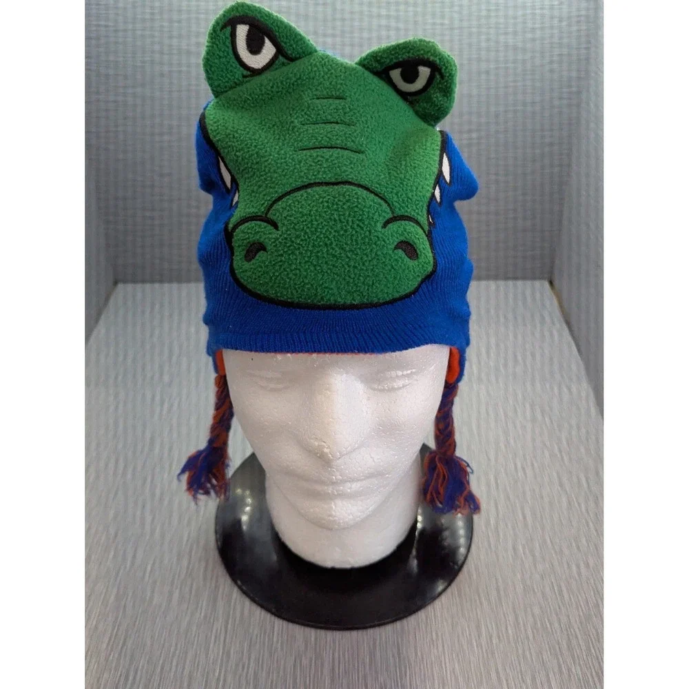 Florida Gators Mascot Hat Alligator 3D Ear Flap Beanie ZooZatz NCAA One Size